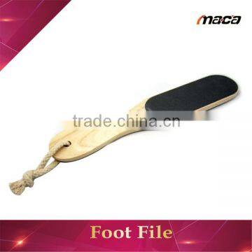 FF1061 Wholesale high quality wooden foot file with sandpaper