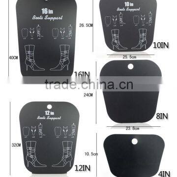 Plastic shoe tree for boots, Shoe display insert shape