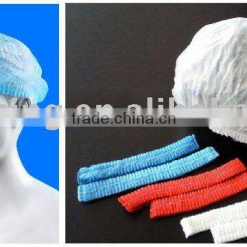 Disposable Non-Woven Mob Cap with Elastic Band