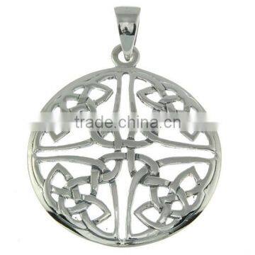 Silver Large Celtic Knot Pendant, Pn75 photo-2
