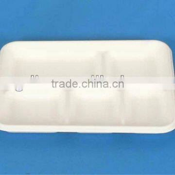 Disposable Moulded Fiber Tray For Food photo-3