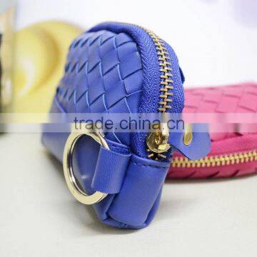 2015 Fashion PU Leather Designer Coin Wallet,coin Bag With Zipper photo-3