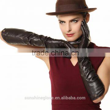 lady long leather opera glove