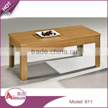 Hot sale living room furniture sets simple design mdf board cheap modern durable wooden coffee table