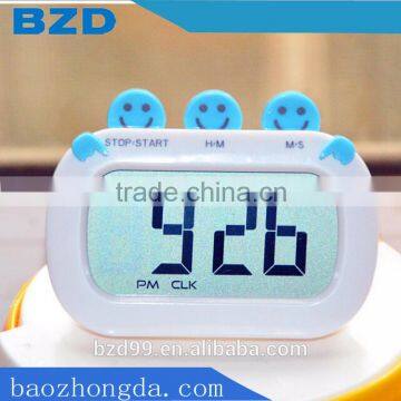 Promotional Smile Clock/CountUp/ Countdown Functions Analog Clock with Timer / Electronic Items Manufacturer