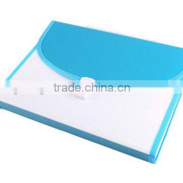Stationery Office Use A4/FC Colorful Transparent Plastic Wallet PP Folding Plastic Wallet photo-6