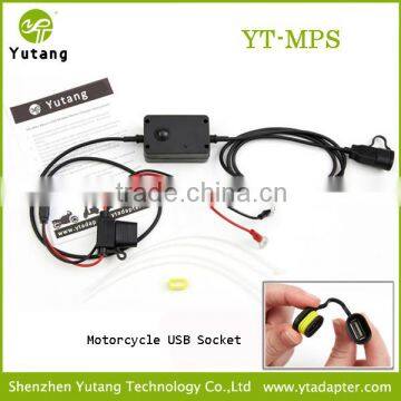 Motorcycle Usb Socket Waterproof Mount Kit for GPS/Player