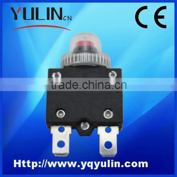 FILN Wp-01 Circuit Breakers Silver Contact point 10A 6A Plastic overload protector Switch With waterproof cover