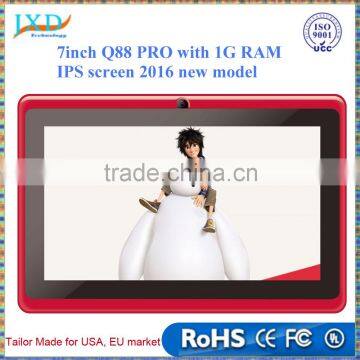 Q88 PRO with 1G RAM IPS screen 2016 latest model tablet pc