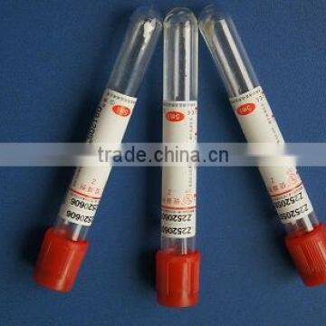 Medical blood collection clot activator tube 6ml