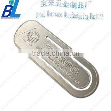 Nickel-plate metal high end bookmark