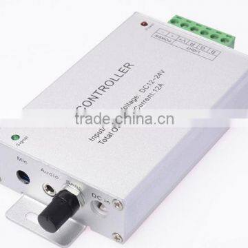 18-key RF Music Rgb Led Controller Aluminum Music Rgb Led Controller Audio Audio Led Rgb Controller Sound Led Controller CE,RoHS