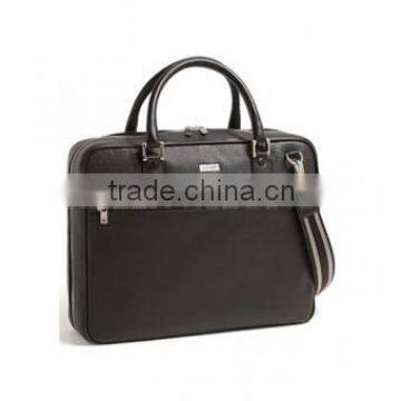 Black Leather Genuine Business Case AP-5009