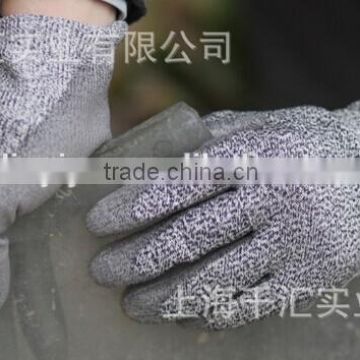 Industrial cut resistant glove Kitchen pu nitrile coated cut resistant glove