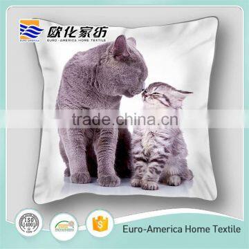 High Quality Cotton Animal Style Travel Wedge Back Sofa Pillows Cover