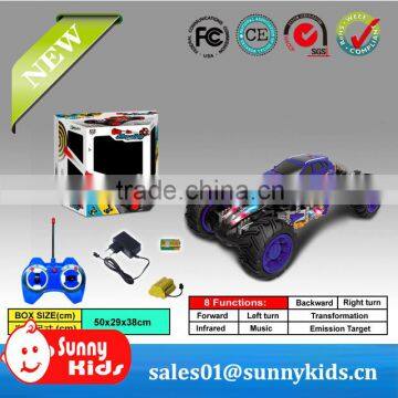 Funny rc monster truck 7ch rc toy rc truck with light music