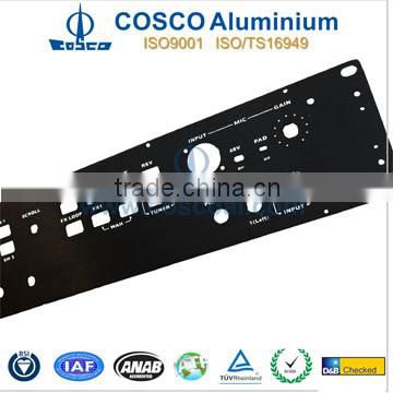 OEM Black anodized Aluminum chassis front Panel