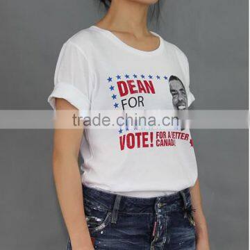 Factory Price Wholesale Plus Size Custom Printing Flag T-shirt photo-3