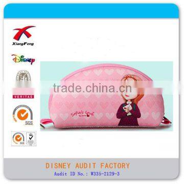 Customer printing polyester cartoon cosmetic bag