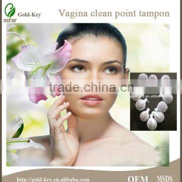 Female Hygiene Product, Herbal Clean Point Tampon for Vagina Clean