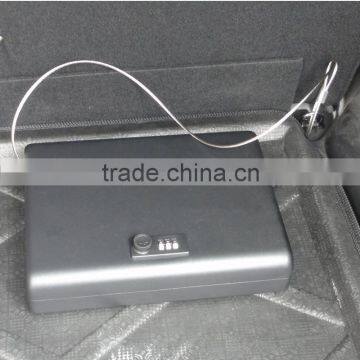 Wholesale - MC500 Microault Combination Small Car Gun Pistol Portable Security Storage Steel Safe Box (Ipad Box),file Safe photo-3