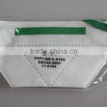 CE FFP1 Disposal non-woven dust mask/respirator for industrial use C810V with valve