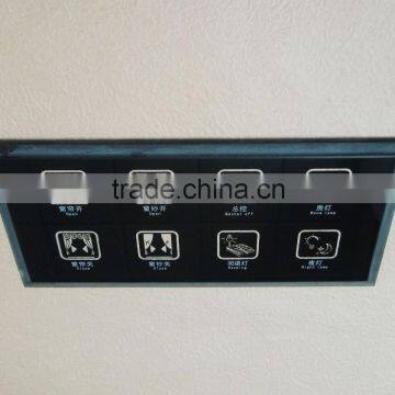 Stair glass touch control panel