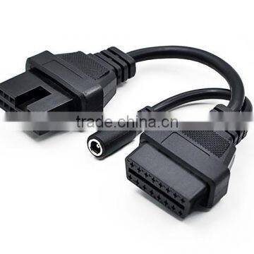 For Mitsubishi 12 Pin To 16 Pin Female OBD 2 Extension Diagnostic Tool Adapter Connector Cable photo-3