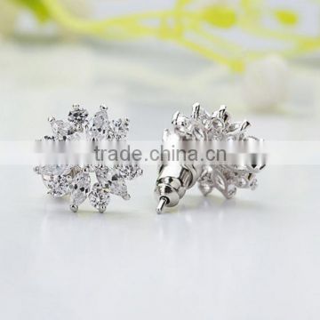 Elegant Luxurious Party Studs With AAA+ Cubic Zircon Stone Fashion Earrings for Women photo-2