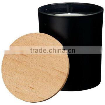 Natural Scented Soy Candle in Glass Jar with wooden lid