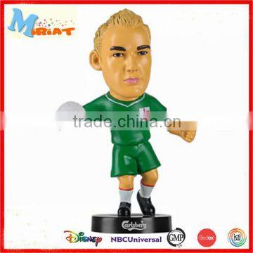 Custom made promotion pvc footballer miniature figurines