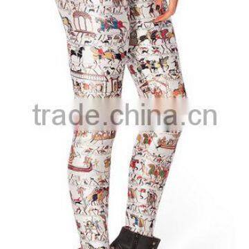 Fashion Custom Fabric Printed 2014 Women Sexy Leggings