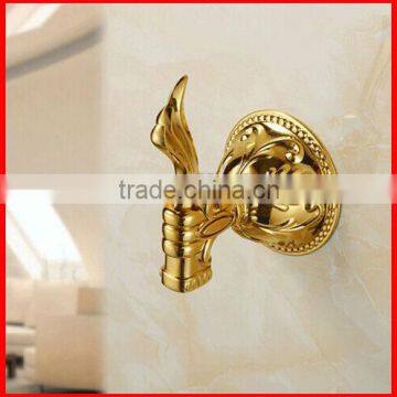 Sanitary bath wall mounted decorative brass hook 12801