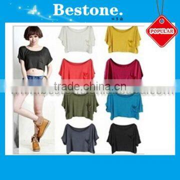 Spring Modal Ladies Blouses T Shirt Tops