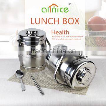 pratical stainless steel double wall stainless steel food container/tiffin lunch box