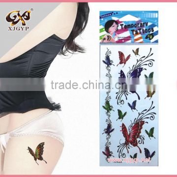 perfume tattoo sticker/artificial tattoo sticker/butterfly temporary tattoo sticker