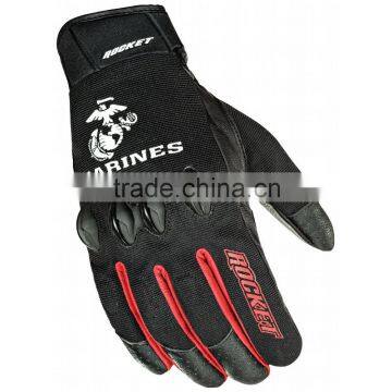 newest leather knuckle motorcycle glove