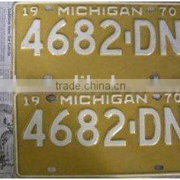 car license plate