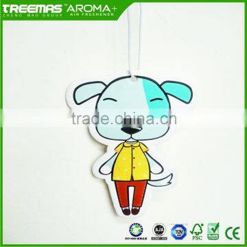 Promotional wholesale scent car air freshener with long lasting fragrance customize design logo printing