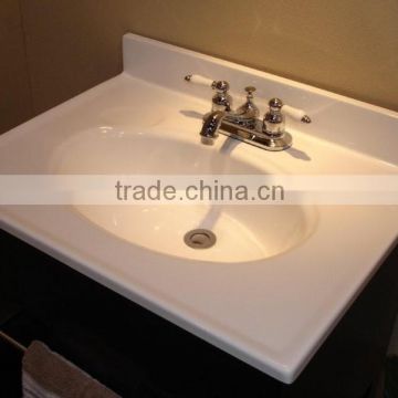 Artificial Marble Vanity Top With Sink Counter top Wash Basin