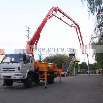 truck mounted concrete pump