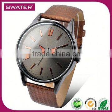 Best Selling Products In Europe 2016 Brown Leather Mens Watches Made In China