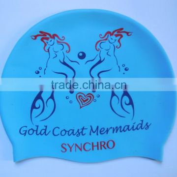 Women Men Kid design your own silicone swim cap