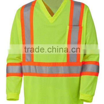 Micro Mesh Long Sleeve Reflective T-Shirts