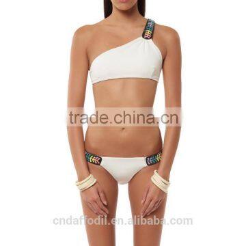 Custom two piece of high waist bikini with high quality and compeitive price