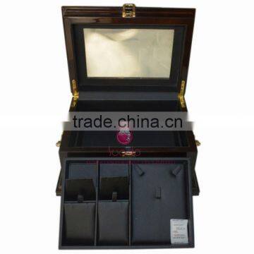 Black Jewelry Display Box With Transparent Lid photo-5