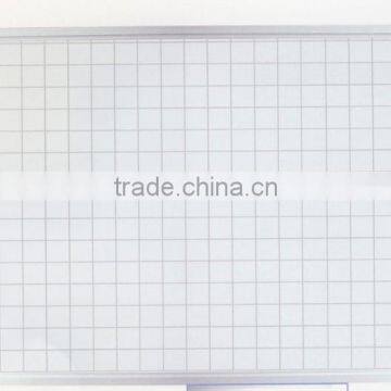 magnetic whiteboard with grid lines