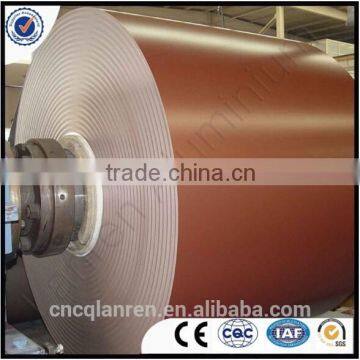 Wooden pattern coated aluminum coil price for Aluminium Curtain wall