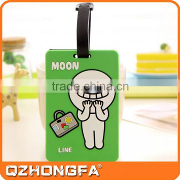 Wholesale Custom Line Silicone Luggage Tag Strap