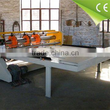 Rotary slotting cutting and creasing machine/corrugated board making machine